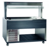 Athena 4R/F Buffetserie Kaltbuffet 4 x 1/1 GN stiller Kühlung