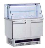 KAM 3G MINI-Salatbar 3/1 GN mit Glasaufbau geschlossen