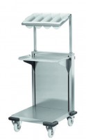 TSA 100 Tablettwagen mit Besteckaufsatz