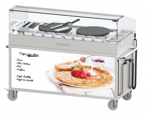 Mobile Doppel Crêpes Station 40 - Einbau